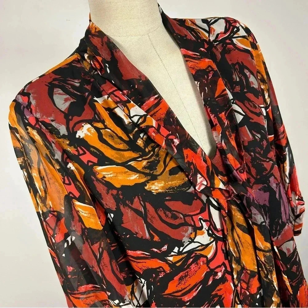 ❤️ Taylor Floral Flowy Season changes Dress Size 8 - Picture 6 of 13